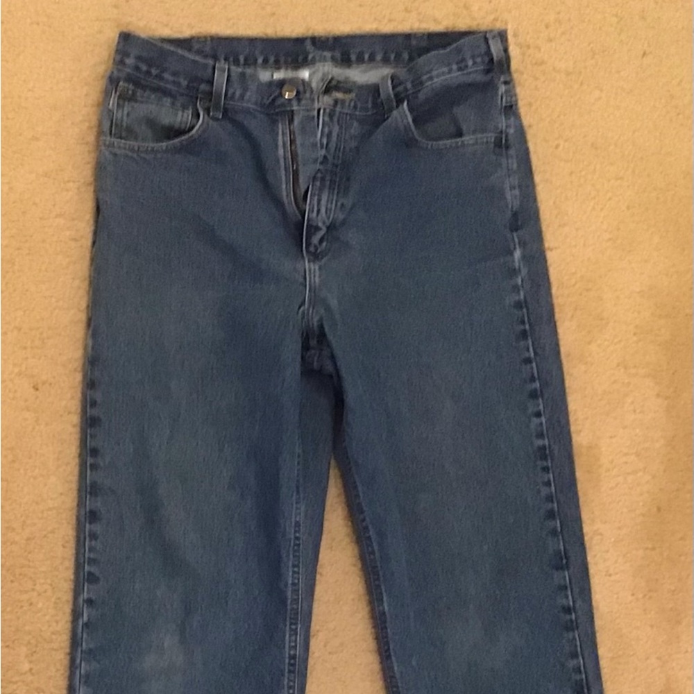 Carhartt Jeans Men’s Size 36x34 Denim Relaxed Fit Blue Work Style
